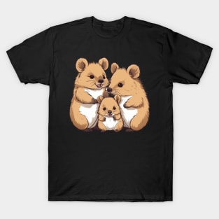 Cute Quokka Family T-Shirt